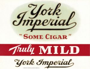 York Imperial - Cigar Box Label