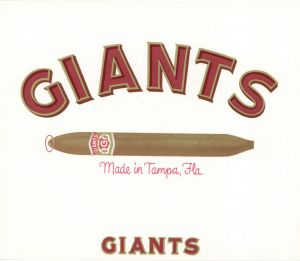 Giants  - Cigar Box Label