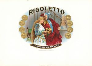 Rigoletto - Cigar Box Label
