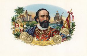 Superiores - Cigar Box Label - <b>Not Actual Cigars</b>