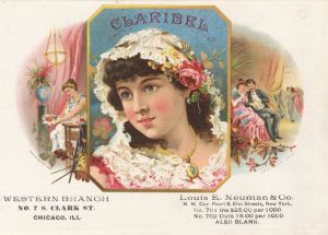 Claribel - Cigar Box Label