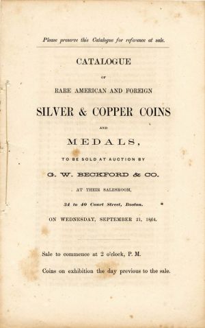 Silver and Copper Coins and Medals