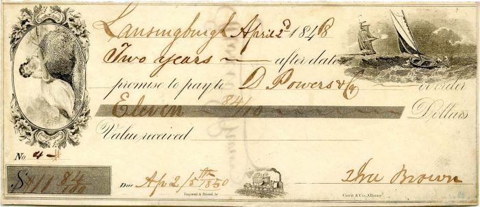 Check from 1848
