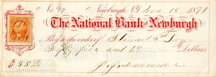 National Bank of Newburgh -  Check