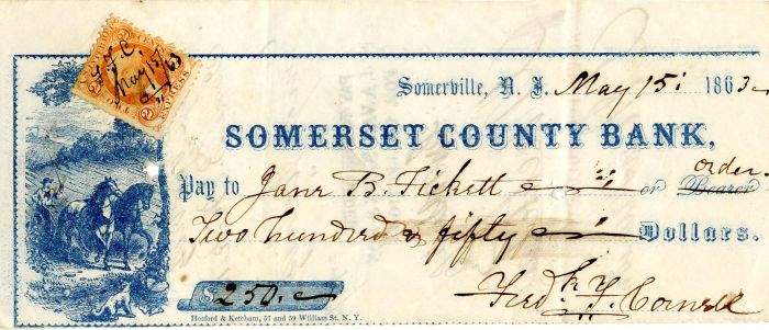 Somerset County Bank - Check