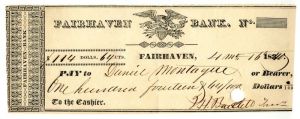 Fairhaven Bank - Check