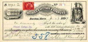 Howel Cotton Co. - Check