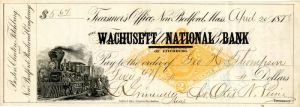 Wachusett National Bank - Check