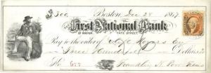 First National Bank of Boston - Checks