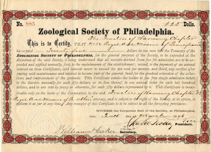 Zoological Society of Philadelphia - $25
