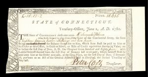 Connecticut Line Bond signed by Peter Colt, Grandfather of Samuel Colt, Famed Gun Maker