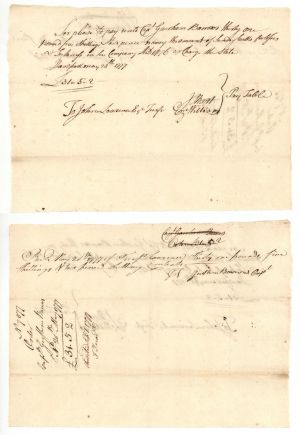 Pay Order Signed by Jesse Root - American Revolutionary War - 1777-1778 dated Autograph