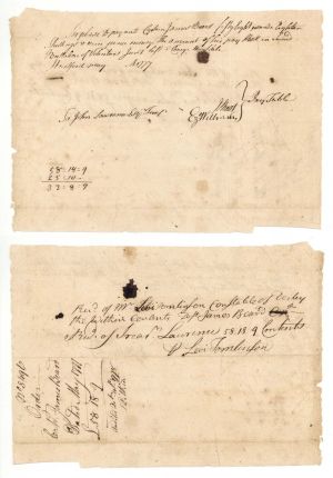 Pay Order Signed by Jesse Root - American Revolutionary War - 1777 dated Autograph