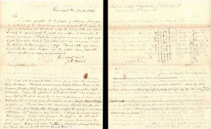 Revolutionary War Pension for Dick Hibbard and Elijah Andrews - Connecticut - 1846 dated American Revolutionary War