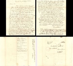 Revolutionary War Pension for Capt. Thomas Lee - Connecticut - 1846 dated American Revolutionary War