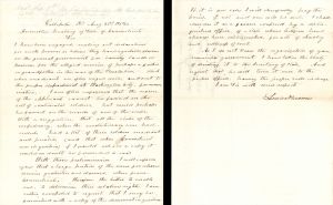 Revolutionary War Pension for Request by Lewis Newsoms - Connecticut - 1852 dated American Revolutionary War