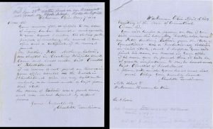 Revolutionary War Pension for Peter Anthony Laborie - Connecticut - 1853 dated American Revolutionary War