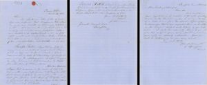 Revolutionary War Pension for Benjamin Cole, Joseph Foster, Abraham Waterman and Isaac Hatch - Connecticut - 1855 dated American Revolutionary War