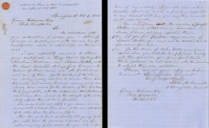 Revolutionary War Pension for Benjamin Cole, Abraham Waterman, Isaac Hatch and Joseph Foster - Connecticut - 1855 dated American Revolutionary War