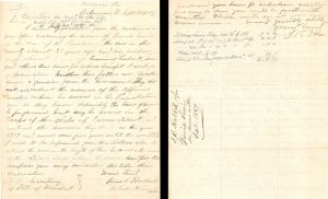 Revolutionary War Pension for David Lewis - Connecticut - 1857 dated American Revolutionary War