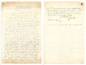 Revolutionary War Pension for Edward Paine, Brinton Paine, Roswell Paine and and James Chamberlain - Connecticut - 1858 dated American Revolutionary War