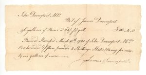 1780 dated Pay Order for Rum - American Revolutionary War Document