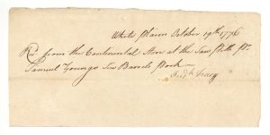 1776 dated Receipt - American Revolutionary War Document