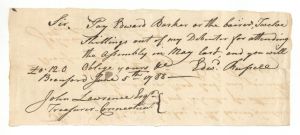 1788 dated Pay Order - American Revolutionary War Document