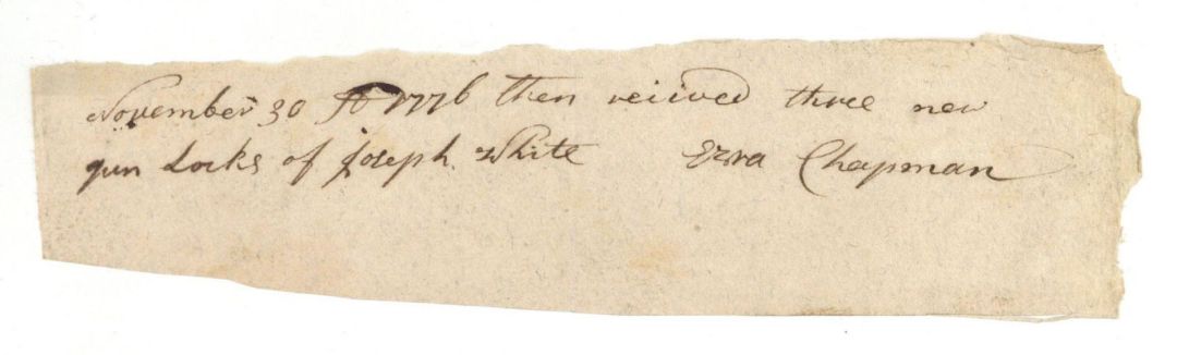 1776 dated Receipt - American Revolutionary War Document