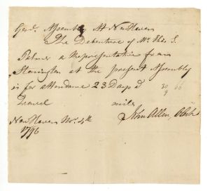 1796 dated Pay Order - American Revolutionary War Document