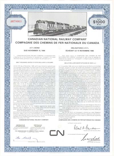 Canadian National Railway - 100 Pieces!