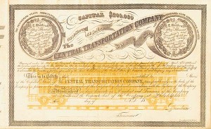Central Transportation Co. - Stock Certificate
