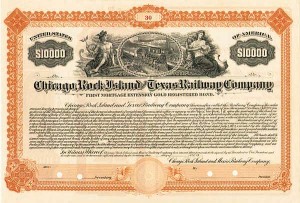 Chicago, Rock Island and Texas Railway - Bond