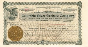 Columbia River Orchard Co - Stock Certificate