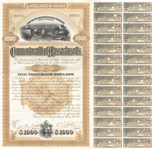 Commonwealth of Massachusetts for Railroad Grade Crossings - Bond