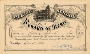 Public School Reward of Merit
