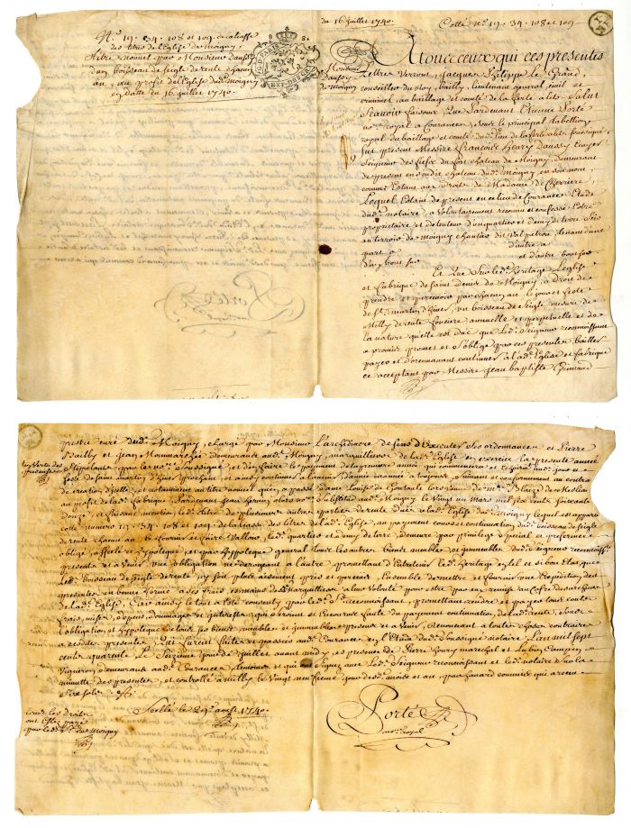 Early French Document