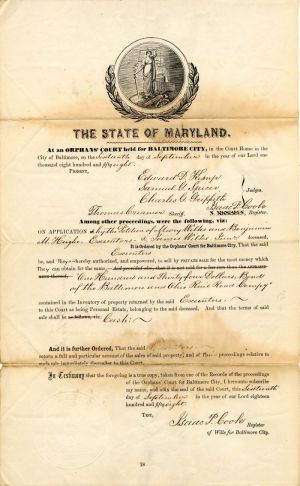 State of Maryland Document