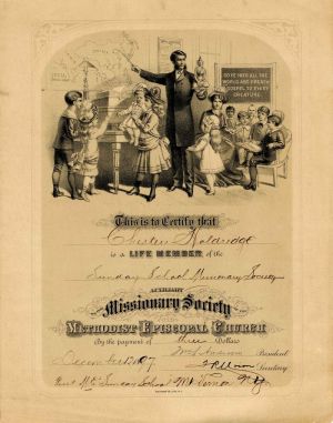 Membership Certificate - 1897