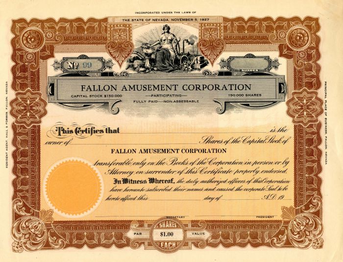 Fallon Amusement Corporation