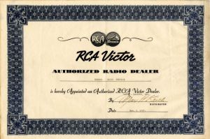 RCA Victor Agreement