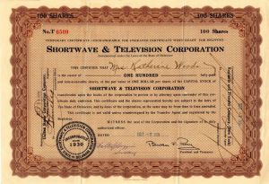 Shortwave and Television Corporation