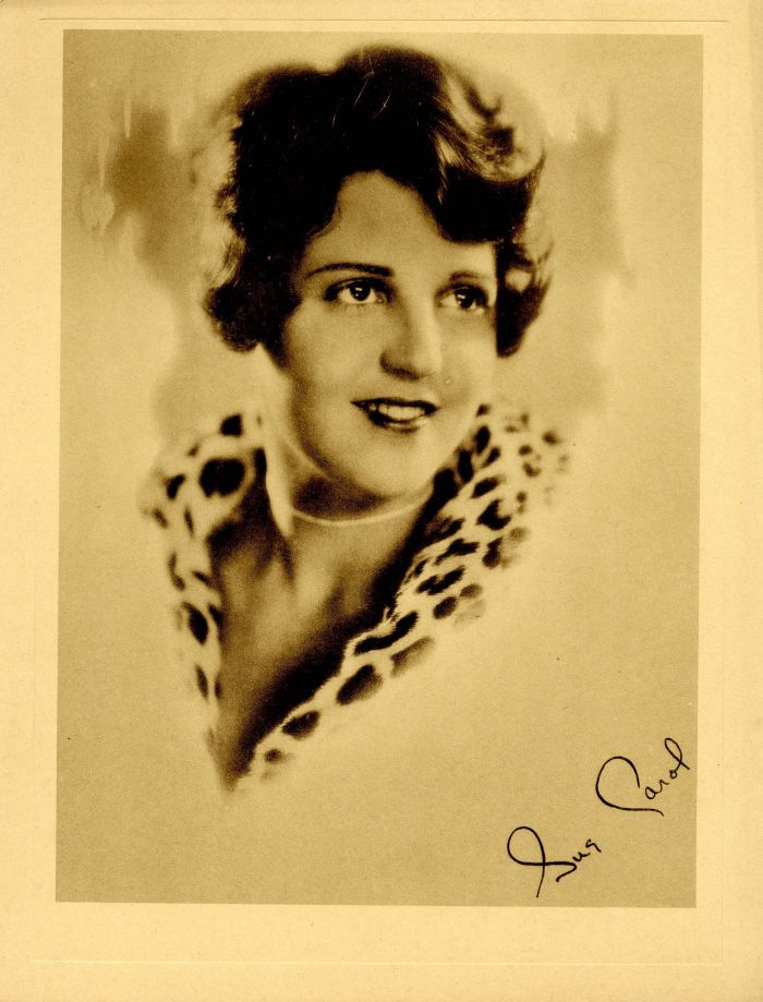 Printed Signed Portrait of Sue Carol