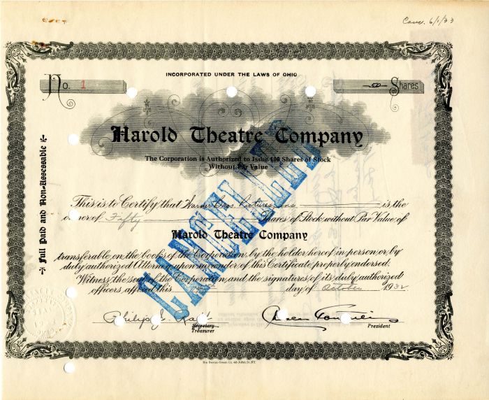 Harold Theatre Co.