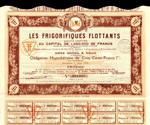 Les Frigorifiques Flottants - Bond