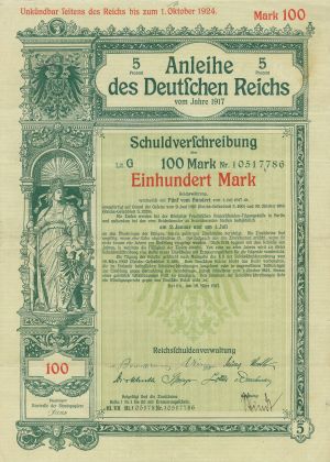 Anleihe des Deutschen Reichs - Various Denominations German Bond