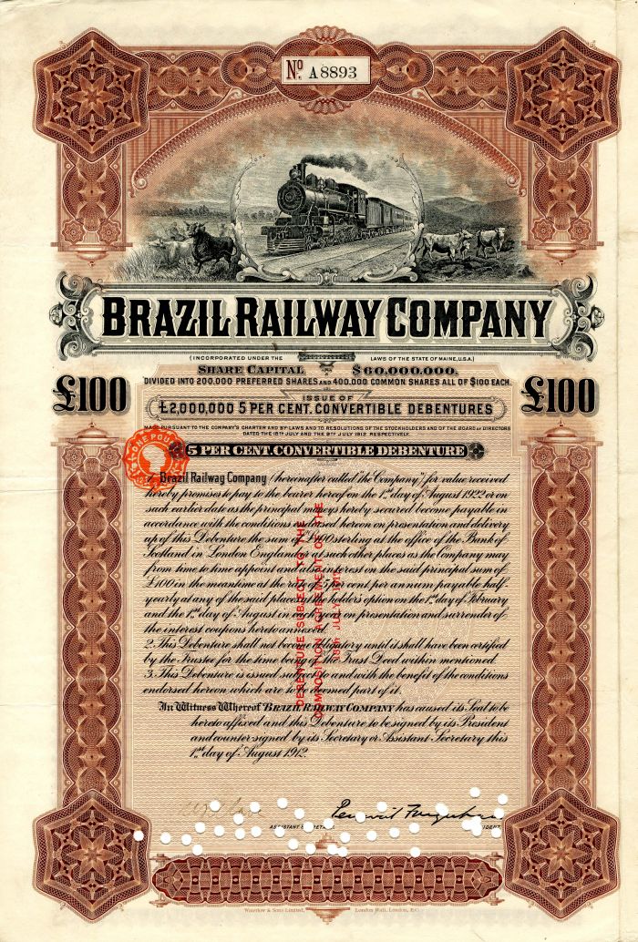 Brazil Railway Co. - Foreign Bond