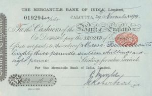 Mercantile Bank of India, Limited - Foreign Check