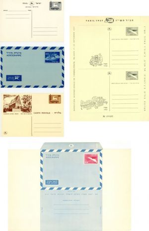 Postcards and Letter Sheets from Israel - Foreign Documents