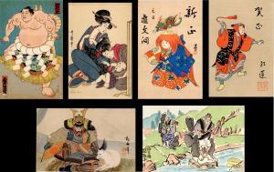 Group of 17 Japanese Postcards -  Foreign Documents